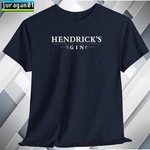 Hendrick's Gin Cocktails Log T-shirt Black Navy White Grey Red Orange Size S-5XL. Fixed Price $20.90.
