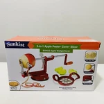 Sunkist 3-IN-1 Apple Peeler Corer Slicer SAP3936RED. Fixed Price $14.99.