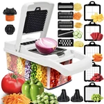 Hlavite 19-IN-1 Stainless Steel Vegetable Chopper Container Multipurpose Easy. Fixed Price $57.70.