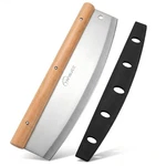 Pizza Cutter Rocker Blade Stainless Steel Slicer Knife Sharp Commercial Grade. Fixed Price $14.99.