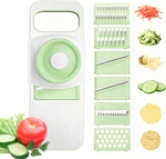 Stainless Steel Mandoline Slicer For Kitchen, 6-IN-1 Vegetable With 360. Fixed Price $35.23.