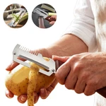 2IN1 Multi-functional Vegetable Peeler For Kitchen,durable Wooden Handle. Fixed Price $9.77.
