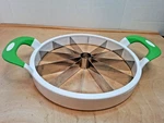 Fruit Watermelon Cantaloupe Stainless Steel Cutter Slicer Kitchen Tool. Fixed Price $5.95.