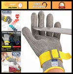 Cut Resistant Gloves For Kitchen & Butchering, Stainless Steel Mesh, Food Grade,. Fixed Price $22.99.