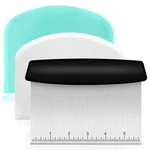Ecavria Bench Scraper, Premium Stainless Steel Dough With 2 Pcs. Fixed Price $9.89.