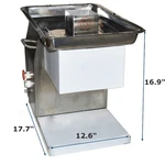 Techtongda Chimney Type Commercial Qx Meat Cutter Slicer Body Without Blade 110V. Fixed Price $604.50.