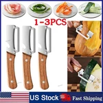 1-3X Stainless Steel Peeler With Wooden Handle Fruit & Vegetable SLICER-2026 Hot. Fixed Price $19.99.
