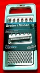 Aronson 3 Way Handheld Grater Stainless Steel Slicer Shredder Med Coarse White. Fixed Price $11.00.