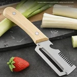 2IN1 Paring Knife Vegetable Peeler Stainless Steel Wood Handle Kitchen Tool. Fixed Price $14.99.