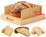 Lukieboee Sourdough Bread Slicer 10.5 Adjustable Large, Bamboo. Fixed Price $52.88.