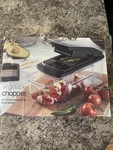 New Miu Manual Hand Vegetable Chopper With 2 Interchangeable Blades. Fixed Price $45.00.