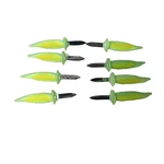 Vtg 8 Pc Ear Of Corn Cob Handle Holders Stainless Steel Knives Novelty Kitchen. Fixed Price $14.99.
