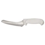 Crestware KN20 Bread KNIFE,9 In Blade,white Handle 45GJ10. Fixed Price $9.47.