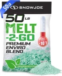 Snow Joe Premium Enviro Blend Melt, Green-coated Deicer Crystals, 50 Lb Sa. Fixed Price $83.31.