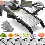 Gramercy Adjustable Mandoline Slicer For Kitchen, Waffle (black). Fixed Price $52.56.