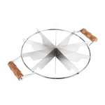 Sotehc 10-CUT Pie Cutter Stainless Steel Pizza Wheel Wood Handle Dishwasher Safe. Fixed Price $29.99.