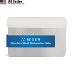 Misen Stainless Steel Bench Scraper - Versatile Food With 6.5", White. Fixed Price $36.68.