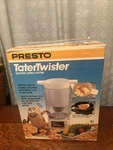 Presto Tatertwister 02930 Electric Curly Cutter French Fries Spiral - Brand New. Fixed Price $64.99.