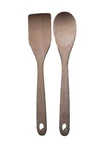 Martha Stewart Beech Wood 12" Spoon & Flat Edge Spatula Cooking Kitchen Utensils. Fixed Price $17.99.
