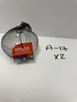 Imusa Onion & Garlic Saver/container With Clear Cover 4" Whi. Fixed Price $5.78.