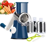 Rotary Cheese Grater Hand Crank, Kitchen Shredder Speed Mandolin Slicer Nut Grin. Fixed Price $34.47.