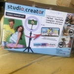 Studio Creator-video Maker Kit Ring Light-tripod & Green Screen New. Fixed Price $20.00.