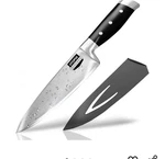 Utopia Kitchen Chef's Knife Stainless Steel Ergonomic Handle With Blade Guard. Fixed Price $12.00.