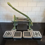New Star Foodservice Commercial Grade French Fry Cutter Combo Set W/ 5 Blades. Fixed Price $129.97.