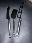 Rosle Cheese Knife Set. Large Knives + Cleaver. Fixed Price $28.00.