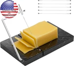 Cheese Slicer - Cutter With 5 Replacement Upgrade Thick Cutting Free Ship. Fixed Price $31.36.