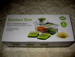Kitchen Rite 3 1 Mandolin Slicer Potatoes &vegetable Stainless Steel Blades. Fixed Price $11.99.