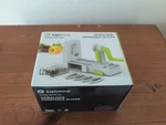 5-BLADE Spiralizer Vegetable Slicer Zanmini Foldable Used. Fixed Price $8.99.