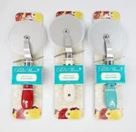 Pioneer Woman Pizza Wheel Cutter Frontier Collection, Red, Linen White, Teal New. Fixed Price $14.99.
