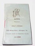 1960 Mario's Pizza House Menu Mini Golf Pencil/scorecard Arlington Va +jamestown. Fixed Price $35.99.
