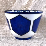 Hermes Paris Bleus D'ailleurs Salad Bowl NO.1 Blue Porcelain Tableware. Fixed Price $235.00.