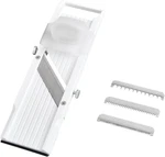 Benriner Mandoline Slicer White No. 64, With 3 Japanese Steel Blades,. Fixed Price $49.99.