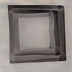 Genietti Italian High-quality Stainless Steel Square Cookie Cutters Three. Fixed Price $12.00.