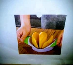 Oxo Good Grips Mango Splitter Cutter - Stainless Steel W/ Non Slip White. Fixed Price $9.99.