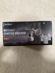 Cambom Rotary Cheese Grater 3-IN-1 Kitchen Vegetable Slicer Round Mandoline New. Fixed Price $22.00.