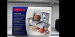 Nesco FS-120T Food Slicer With Tilt Stand Cast Aluminum Body 6.75 Blade Tray. Fixed Price $72.50.