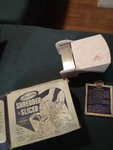 1950 Popeil Slice-a-way Shredder Slicer Mcm Box Marbled Plastic Vintage. Fixed Price $19.76.