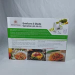 Brieftons 5-BLADE Spiralizer Vegetable Slicer Bpa-free Manual Kitchen Tool. Fixed Price $24.89.