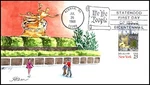 Scott 2346 - 25 Cents New York Lois Hamilton (ham) Hand Painted Fdc 175 Of 276. Fixed Price $10.00.