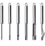 Yiasangly Fruit And Vegetable Corer Tool, Multi-function Stainless Pit. Fixed Price $11.40.