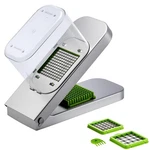 Vegetable Chopper, Food Veggie Cutter With 3 Stainless Steel Blades, Onion Slice. Fixed Price $82.86.