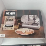 Weston Heavy Duty Food 9-INCH Slicer (61-0901-W) New Box. Fixed Price $150.39.