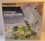 1990 Presto Professional Saladshooter Electric Slicer-shredder (model 02970) Nib. Fixed Price $39.99.