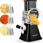 Nutrichef NCCHS3DRBK In 1 Cheese Grater & Shredder - Black (open Box). Fixed Price $12.99.
