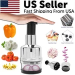 Vegetable Fruit Salad Onion Garlic Food Hand Chopper Cutter Slicer Peeler Dicer. Fixed Price $9.22.