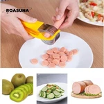 Eco-friendly Banana Slicer Cutter Premium Plastic Kitchen Tool For Fruits Veg. Fixed Price $5.30.